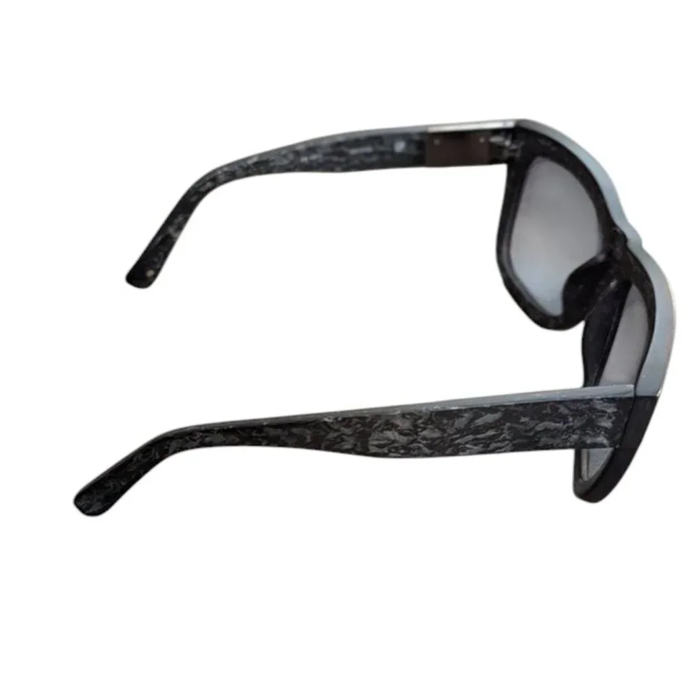 3.1 Phillip Lim x Linda Farrow PI40 56mm Grey Acetate Blue Lens Sunglasses